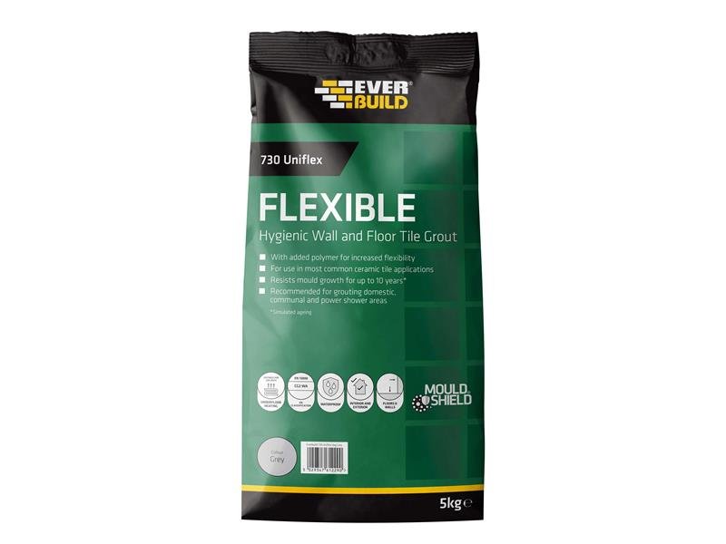 EVB 730 UNIFLEX HYGIENIC TILE GROUT GREY