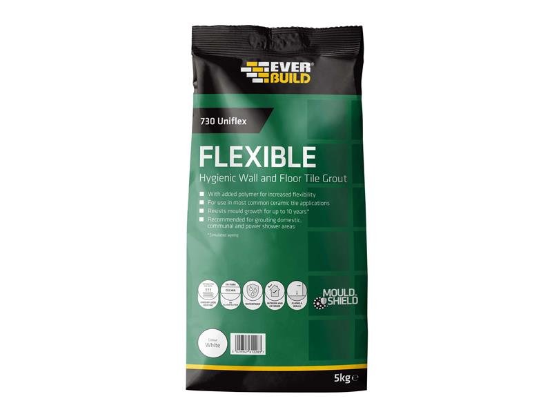 EVB 730 UNIFLEX HYGIENIC TILE GROUT WHIT