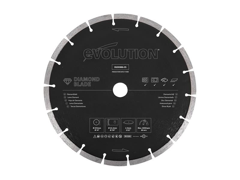 EVL GENERAL PURPOSE DIAMOND BLADE 255 X