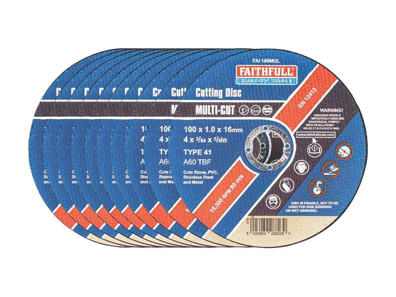 FAI MULTI-PURPOSE CUTTING DISC 100 X 1.0