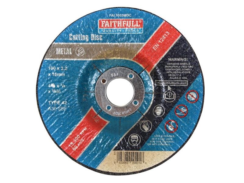FAI DEPRESSED CENTRE METAL CUT OFF DISC