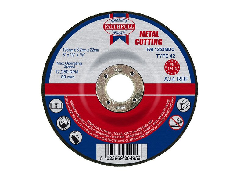 FAI DEPRESSED CENTRE METAL CUTTING DISC