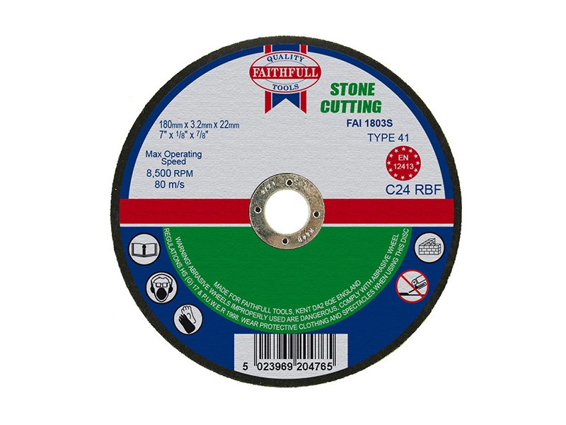 FAI STONE CUT OFF DISC 180 X 3.2 X 22.23
