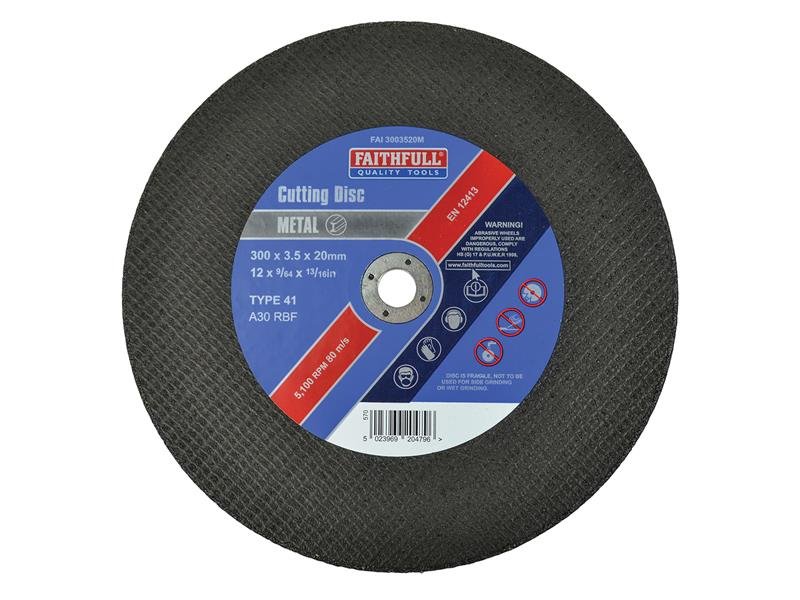 FAI METAL CUT OFF DISC 300 X 3.5 X 20MM