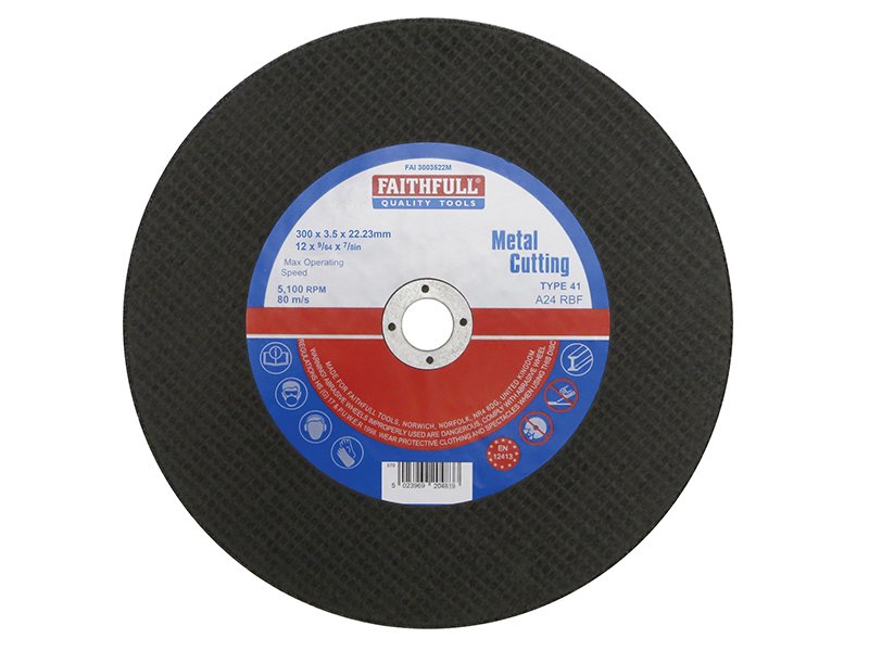FAI METAL CUT OFF DISC 300 X 3.5 X 22.23