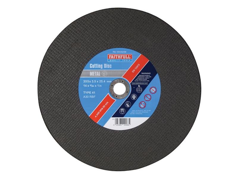 FAI METAL CUT OFF DISC 355 X 3.5 X 25.4M