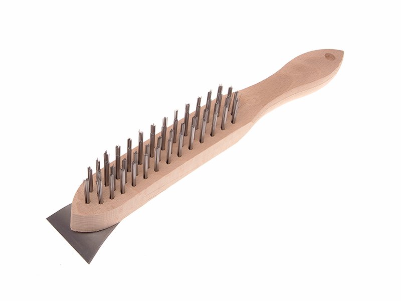 FAI 580/4S LIGHTWEIGHT SCRATCH BRUSH WIT