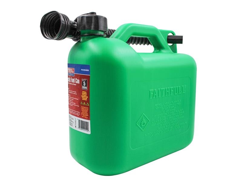 FAI PLASTIC FUELXA0CANXA0GREEN 5 LITRE