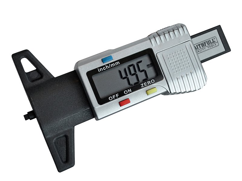 FAI TYRE DEPTH GAUGE DIGITAL READOUT 0-2
