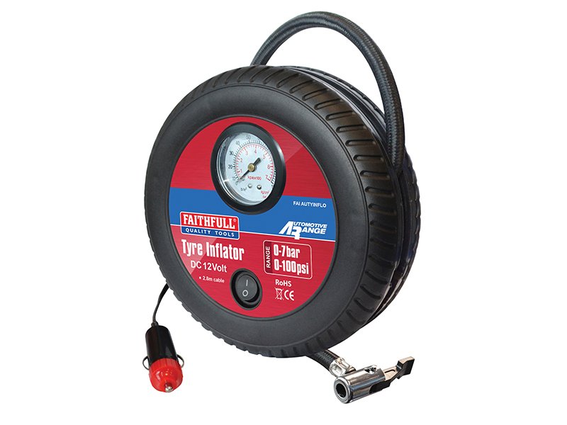 FAI LOW VOLUME TYRE INFLATOR 12V