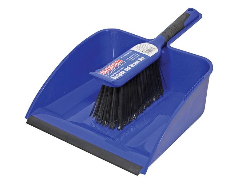 FAI LARGE PLASTIC DUSTPANÂ &Â BRUSHÂ SET