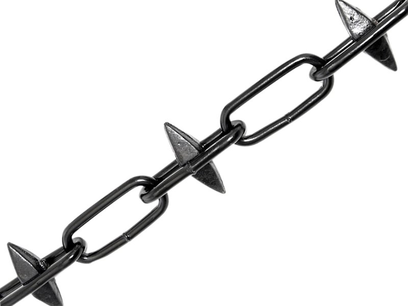 FAI SPIKE CHAIN BLACK JAPANNED 6MM X 5M