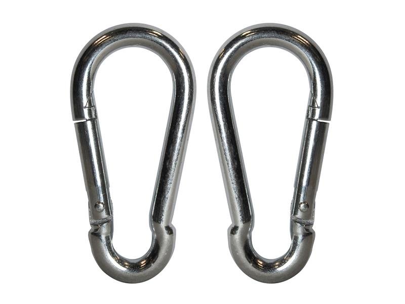 FAI FIRE BRIGADE SNAP HOOK 8MM ZINC PLAT