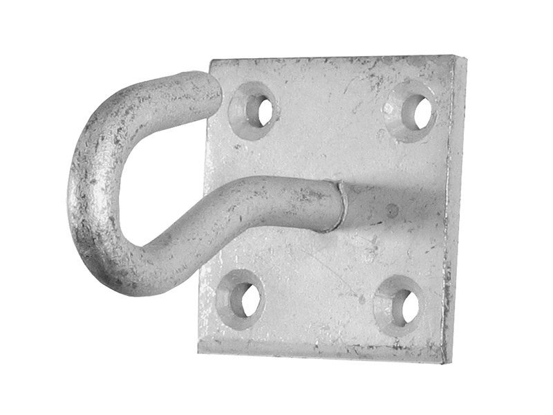 FAI HOOK ON PLATE - GALVANISED