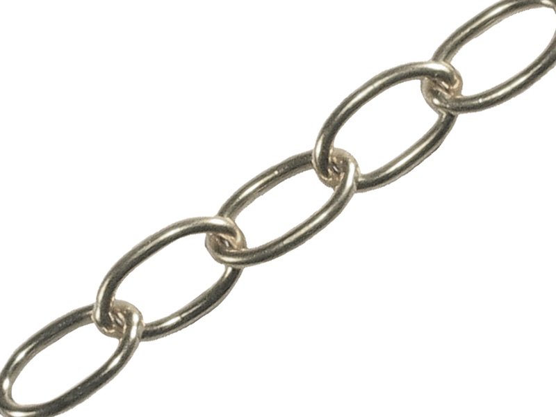 FAI OVAL CHAIN 1.8MM X 10M CHROME