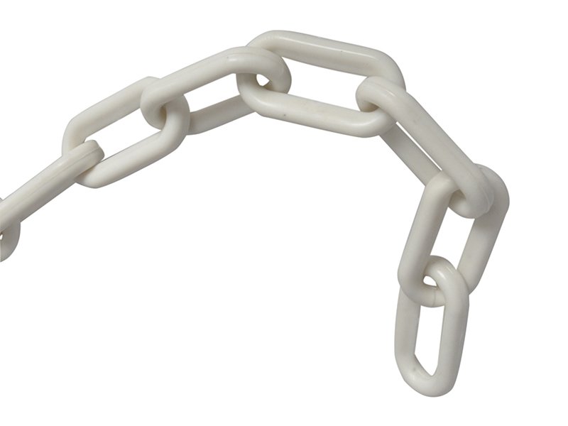 FAI PLASTIC CHAIN 8MM X 12.5M WHITE