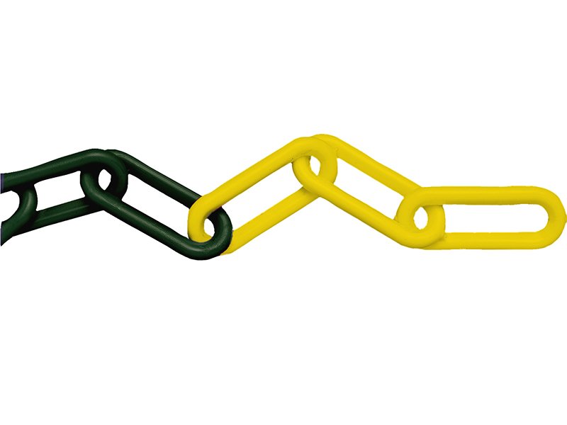 FAI PLASTIC CHAIN 8MM X 12.5M YELLOW / B