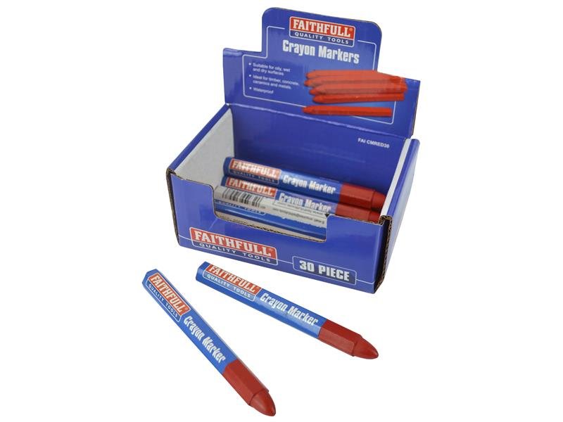 FAI CRAYON MARKER RED (CDU 30)