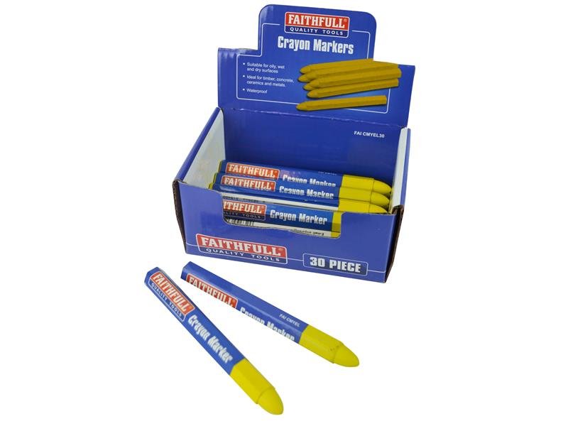 FAI CRAYON MARKER YELLOW (CDU 30)
