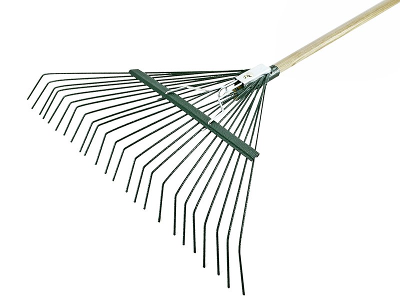 FAI COUNTRYMAN LAWN RAKE 24 ROUND TINES