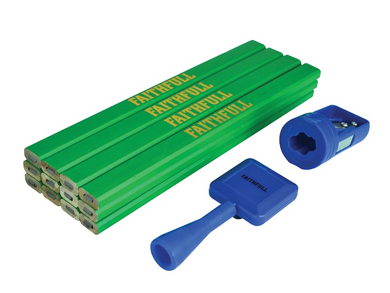 FAI CARPENTER'S PENCIL KIT GREEN / HARD