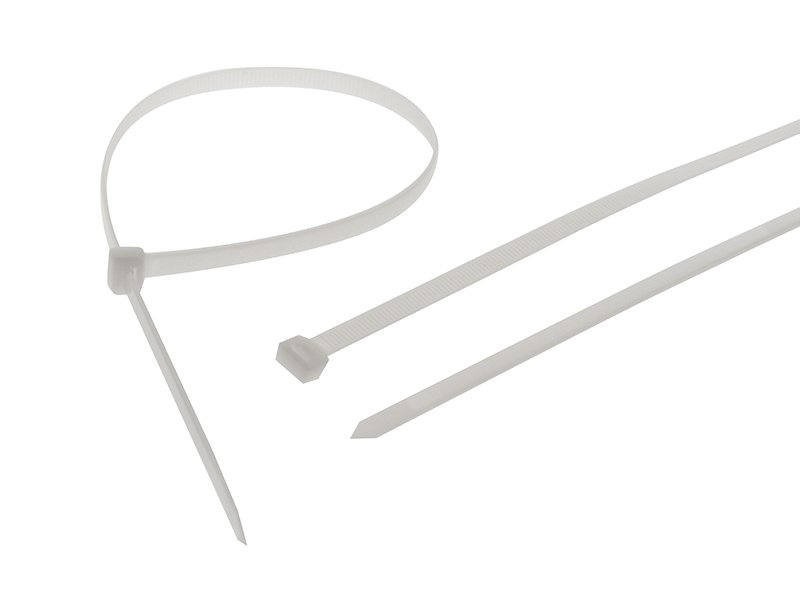 FAI HEAVY-DUTY CABLE TIES WHITE 9.0 X 12