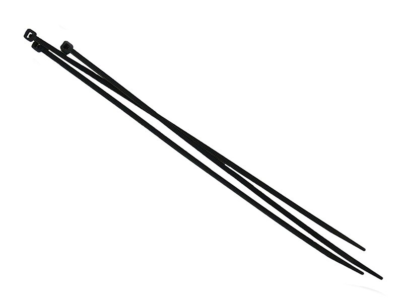 FAI CABLE TIES BLACK 3.6 X 150MM (PACK