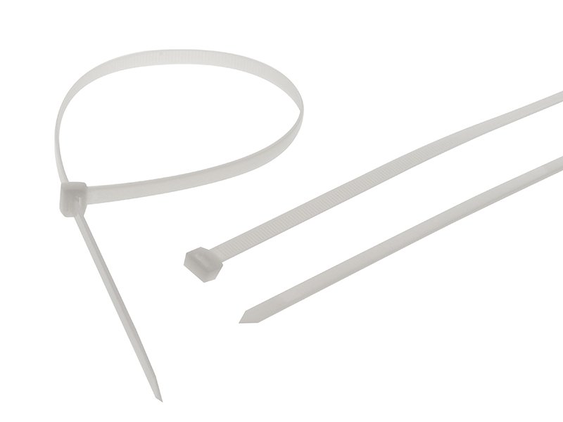 FAI HEAVY-DUTY CABLE TIES WHITE 9.0 X 60