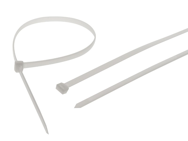 FAI HEAVY-DUTY CABLE TIES WHITE 9.0 X 90