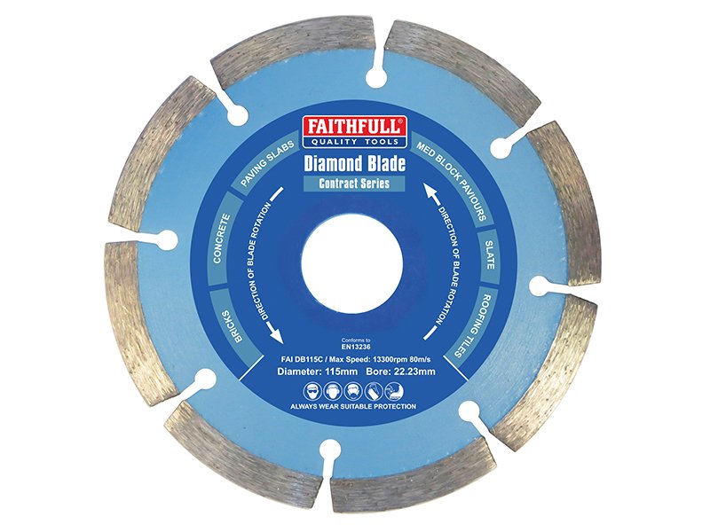 FAI CONTRACT DIAMOND BLADE 115 X 22.2MM