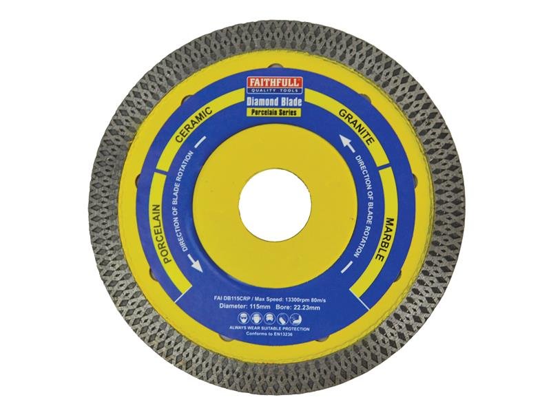 FAI PORCELAIN DIAMOND BLADE 115 X 22.23M
