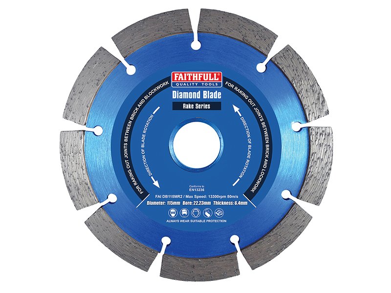 FAI MORTAR RAKING DIAMOND BLADE 115 X 22
