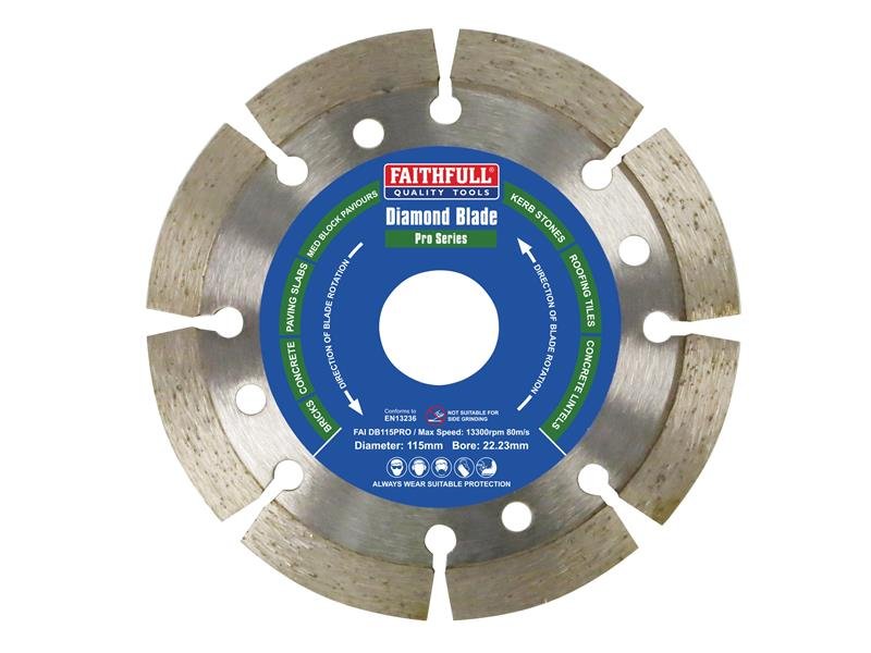 FAI PROFESSIONAL DIAMOND BLADE 115 X 22M
