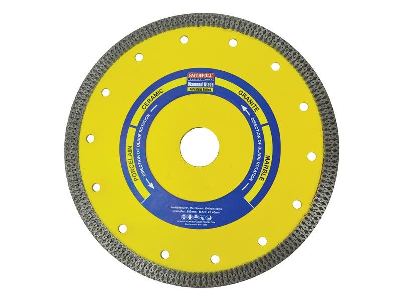 FAI PORCELAIN DIAMOND BLADE 180 X 25.4MM