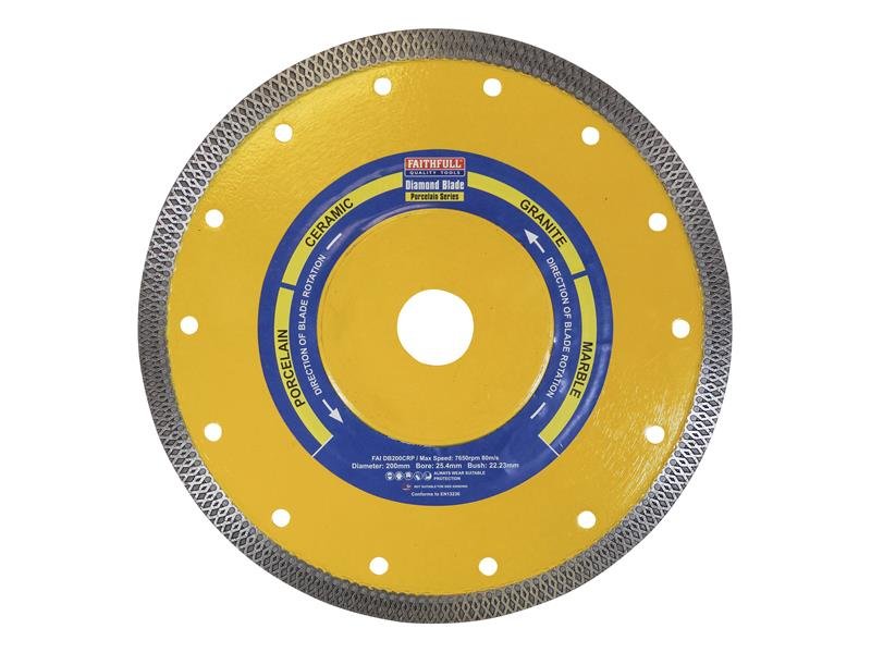 FAI PORCELAINÂ DIAMONDÂ BLADEÂ 200 X 25.