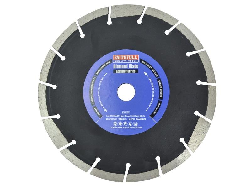 FAI ABRASIVE DIAMOND BLADE 230 X 22.23MM
