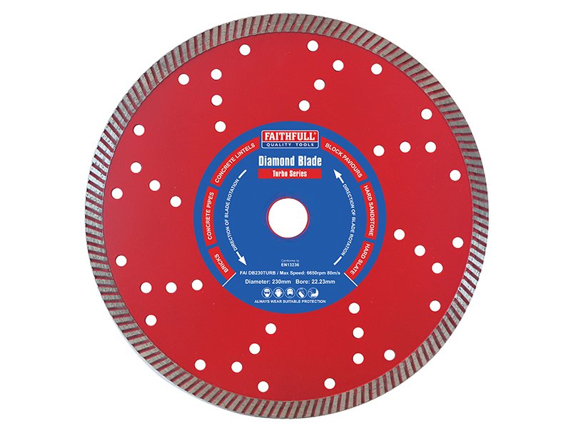 FAI TURBO CUT DIAMOND BLADE 230 X 22MM