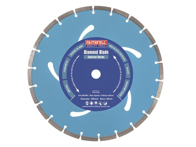 FAI CONTRACT DIAMOND BLADE 300 X 20MM
