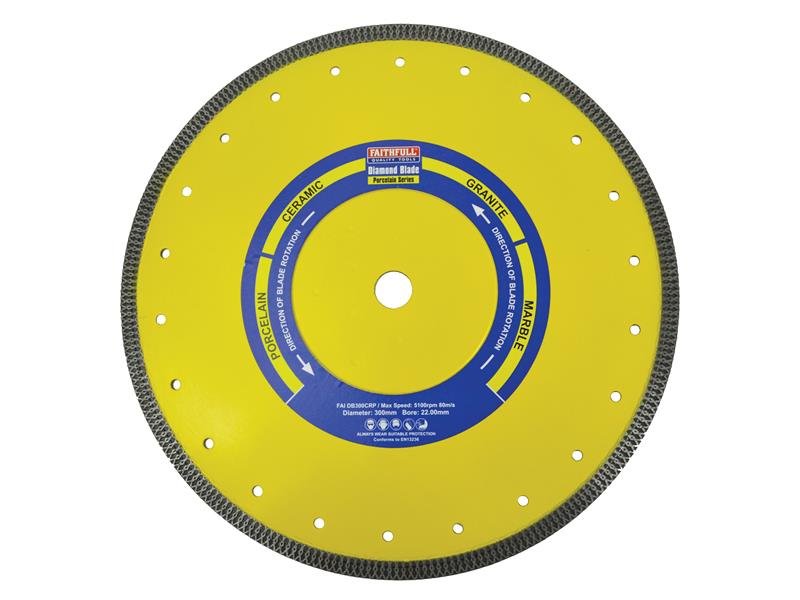 FAI PORCELAIN DIAMOND BLADE 300 X 20MM