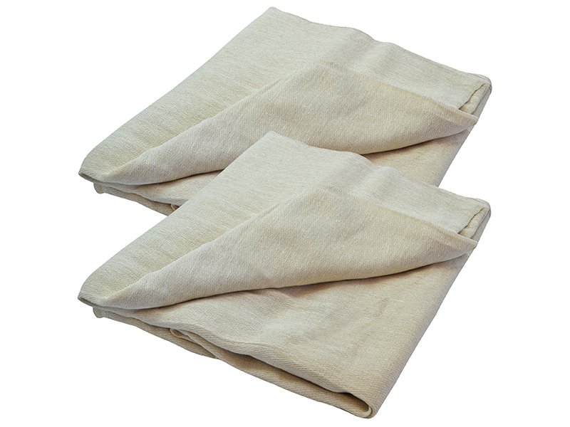 FAI COTTON TWILL DUST SHEET (TWIN PACK)