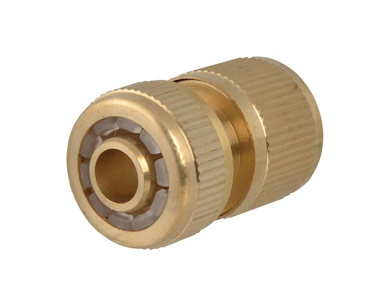 FAI BRASS FEMALE WATER STOP CONNECTOR 12