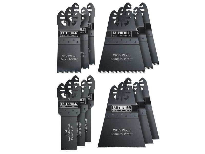 FAI MULTI-FUNCTION TOOL BLADE SET, 12 PI