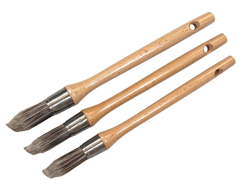 FAI POINTED BRUSH SET, 3 PIECE