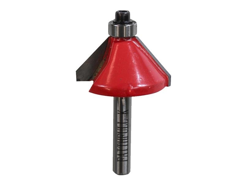 FAI ROUTER BIT TCT 45Â° CHAMFER 1/4IN SH