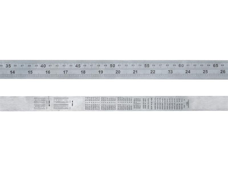 FAI STEEL RULE 1M / 39IN X 30MM