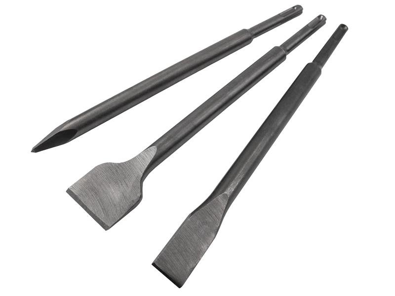 FAI SDS PLUS CHISEL SET, 3 PIECE