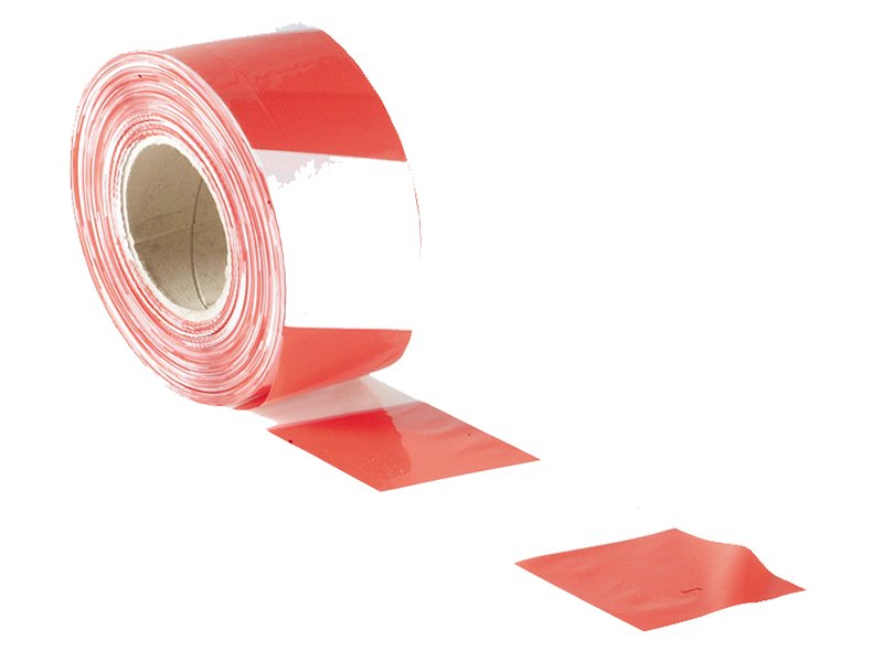 FAI BARRIER TAPE 70MM X 500M RED & WHITE