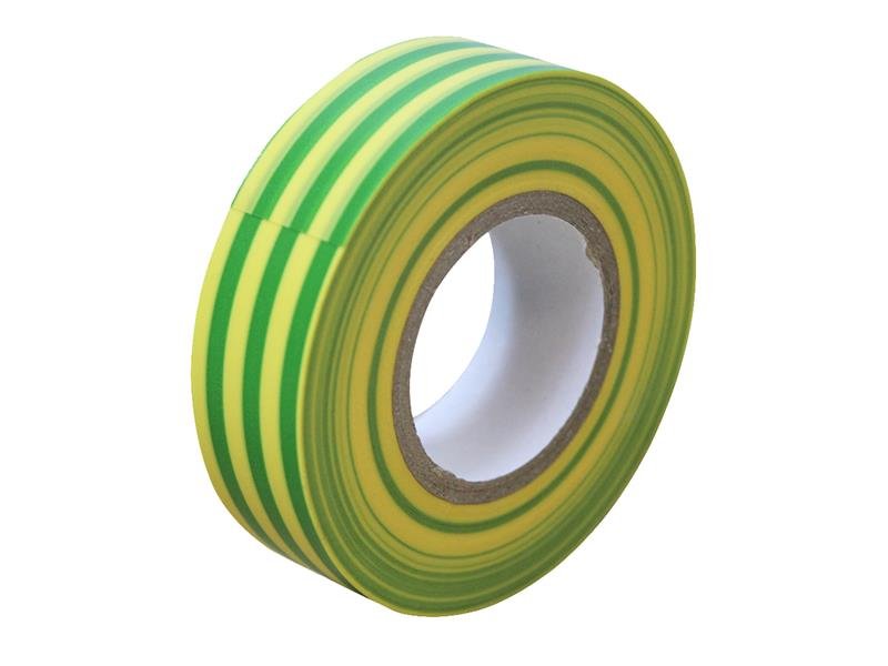 FAI PVC ELECTRICAL TAPE GREEN / YELLOW 1