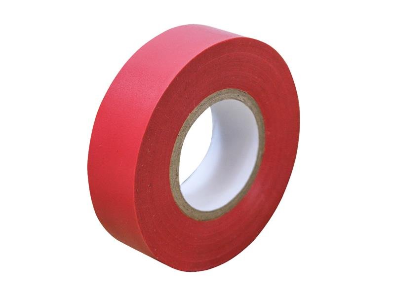 FAI PVC ELECTRICAL TAPE RED 19MM X 20M