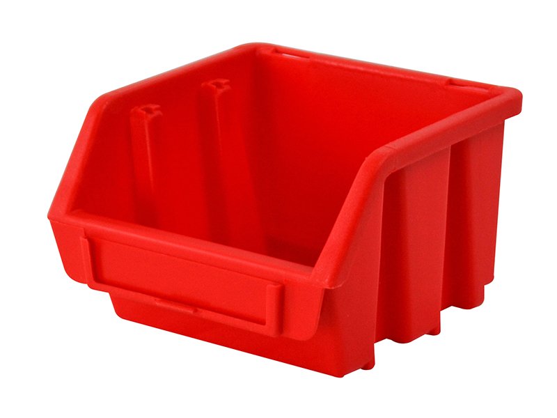 FAI INTERLOCKING STORAGE BIN SIZE1 RED 1